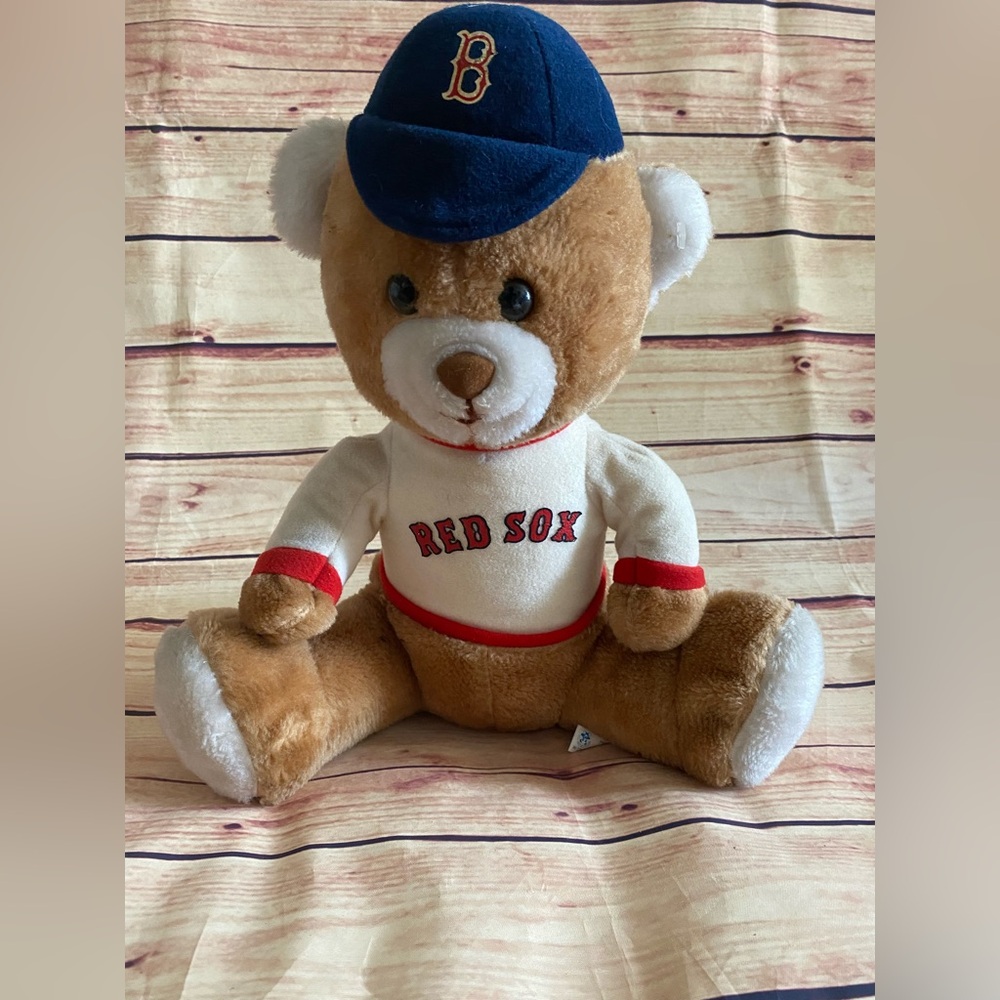 Official Boston Red Sox MLB Baseball #1 Plush Bear Stuffed Animal